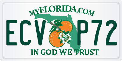 FL license plate ECVP72