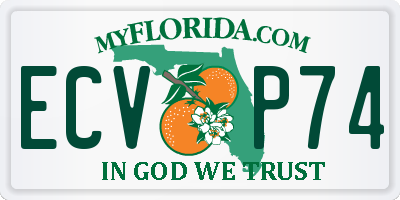 FL license plate ECVP74