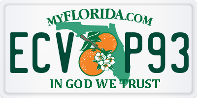 FL license plate ECVP93