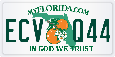 FL license plate ECVQ44