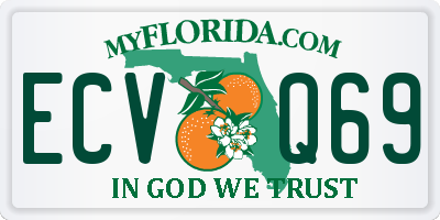 FL license plate ECVQ69