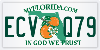 FL license plate ECVQ79