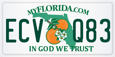 FL license plate ECVQ83