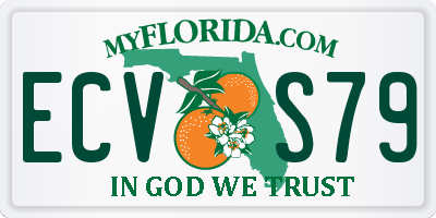 FL license plate ECVS79