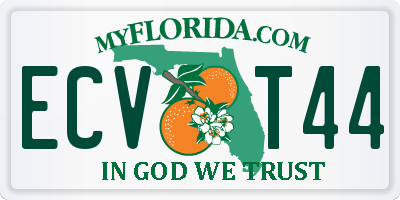 FL license plate ECVT44