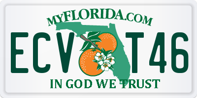 FL license plate ECVT46