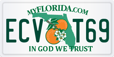 FL license plate ECVT69