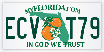 FL license plate ECVT79