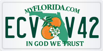 FL license plate ECVV42