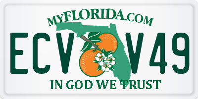 FL license plate ECVV49