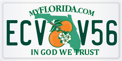 FL license plate ECVV56