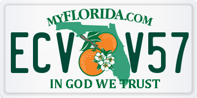 FL license plate ECVV57