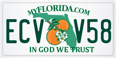 FL license plate ECVV58