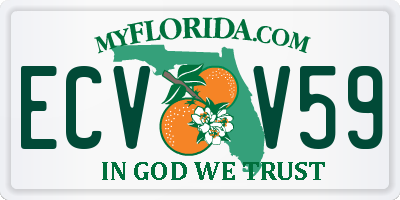 FL license plate ECVV59