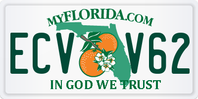 FL license plate ECVV62