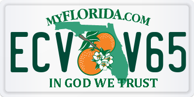 FL license plate ECVV65