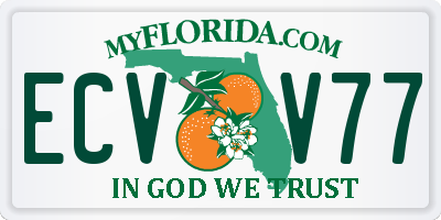 FL license plate ECVV77