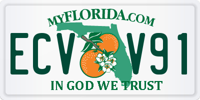 FL license plate ECVV91