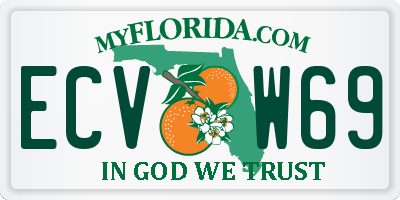 FL license plate ECVW69