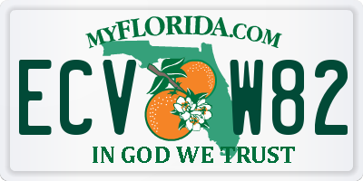 FL license plate ECVW82