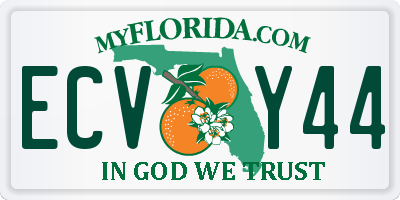 FL license plate ECVY44