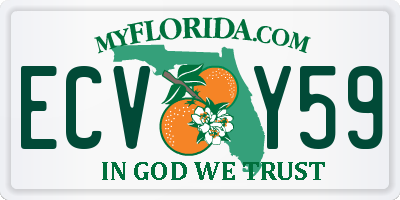FL license plate ECVY59