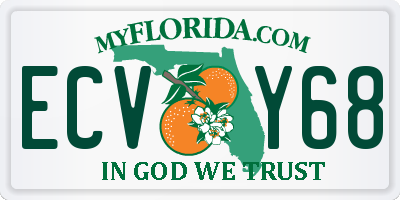 FL license plate ECVY68