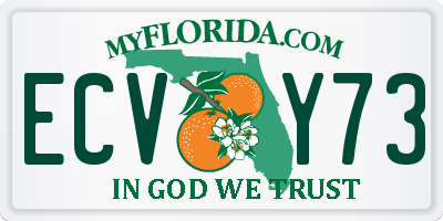 FL license plate ECVY73