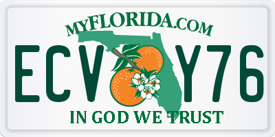 FL license plate ECVY76