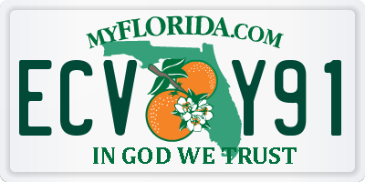 FL license plate ECVY91