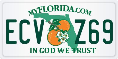 FL license plate ECVZ69