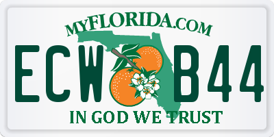 FL license plate ECWB44