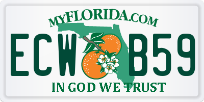 FL license plate ECWB59