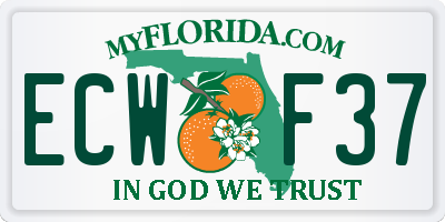 FL license plate ECWF37