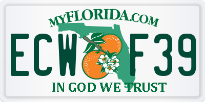 FL license plate ECWF39