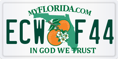 FL license plate ECWF44
