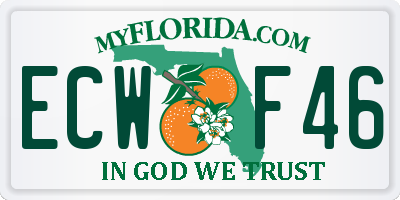 FL license plate ECWF46