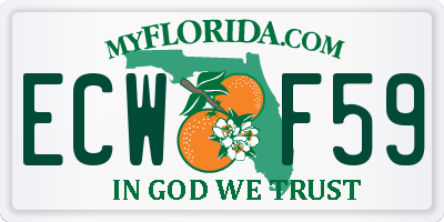 FL license plate ECWF59