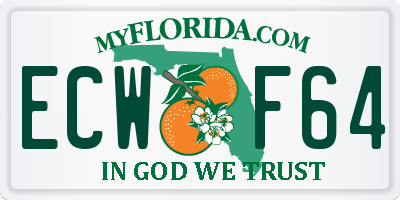 FL license plate ECWF64