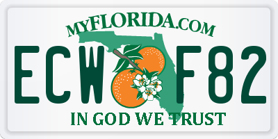 FL license plate ECWF82