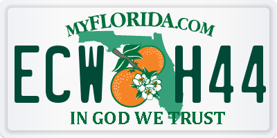 FL license plate ECWH44