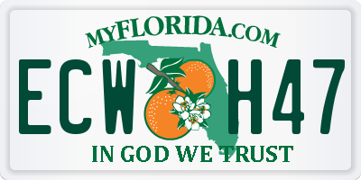 FL license plate ECWH47