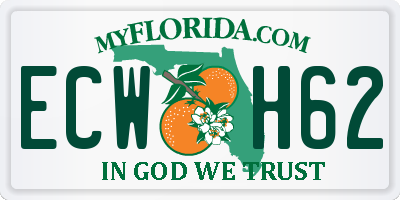 FL license plate ECWH62