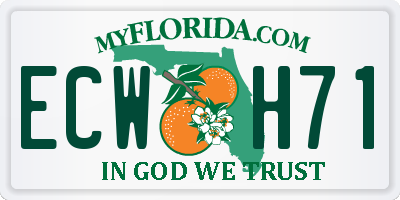 FL license plate ECWH71