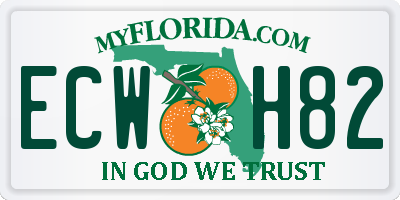 FL license plate ECWH82