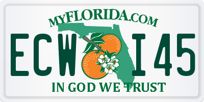FL license plate ECWI45