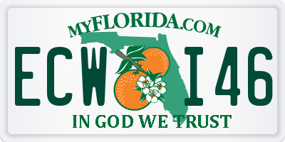 FL license plate ECWI46