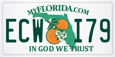 FL license plate ECWI79