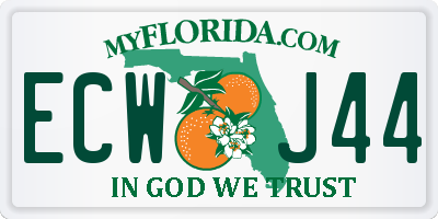 FL license plate ECWJ44