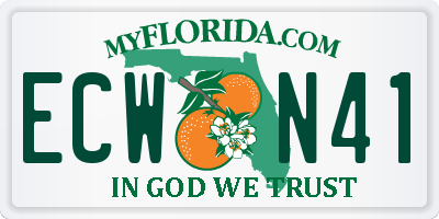 FL license plate ECWN41